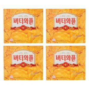 크라운제과 버터와플 316g 12봉지 x 4개