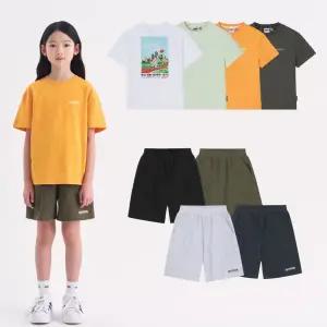 [롯데백화점]아웃도어프로덕츠 백 그래픽 반팔티셔츠,에센셜 저지 쇼츠 세트(OD262ISS06,OD262BHP05)