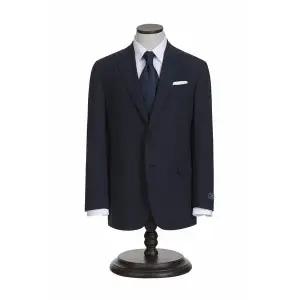 여름 울혼방 블루 글렌체크 정장 세트