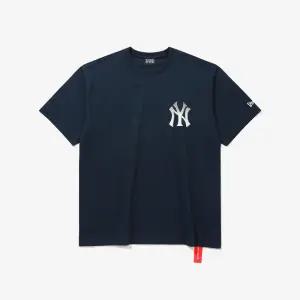 [뉴에라][스타필드수원]MLB 뉴욕 양키스 하프톤 티셔츠 네이비 (15147536)