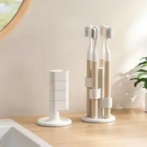 칫솔걸이 스탠드 4구 360도 회전형
