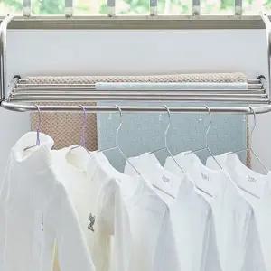 건조대 벽걸이 접이식 빨래대 길이조절 원룸용