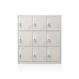 철제 캐비넷 락커 9문 수납장 사무용 캐비닛