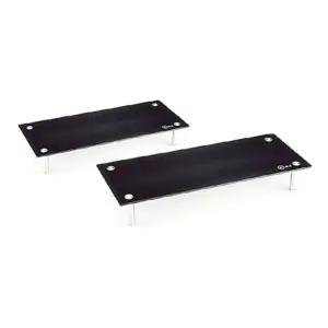 루덱)베이직 모니터 받침대(M 블랙 PLC-006D)PC 컴퓨터 모니터대 선반 반대 용대