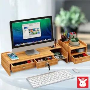 모니터 받침대 스탠드 선반 목디스크 예방 거치대 책받침대 상정리 높은정리