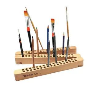 화방용품 3단 접이식 붓 연필꽂이 W80-95작업꽂이 꽂이 스탠드 홀더 미술 거치대