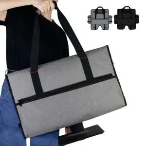 키밍 모니터 TV 수납 쿠션 파우치 휴대용 캠핑 가방 수납백 여행 이사 손잡이 운반치 티비 티비치 핸드백