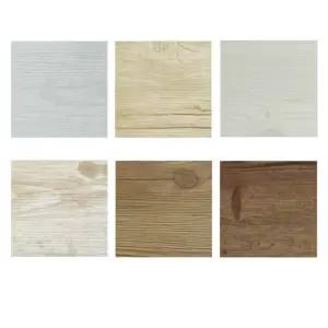 (하나리빙) 국산 점착식 데코타일 22장 세트바닥재 셀프인테리어 접착 접착식 우드 베란다시공