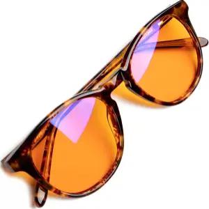 1.0 1.5 2.0 2.5 숙면을 위한 오렌지 블루 라이트 차단 독서 안경 - 여성 및 남성용 편두통