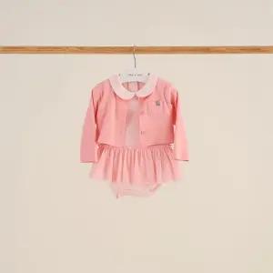 [달퐁]큐비앤맘 조안플라워 바디슈트 가디건 세트