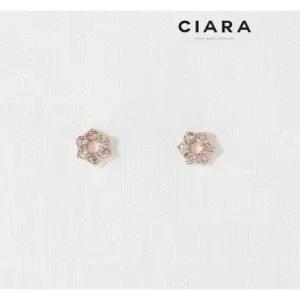 [씨아라]CIARA 14K GOLD Breno 샤이닝 스노우 심플 귀걸이