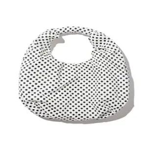 [로아드로아]폴카 도트몽 빅 숄더백 (화이트)