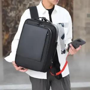 [옷자락]남성 스포츠 슬림형 비즈니스 사각형 백팩