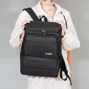 [옷자락]남녀 대학생 사각형 대형 무지 캐주얼 배낭