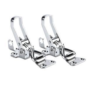 2pcs 조정 가능 버클 로커 박스 클램프 도어 볼트  안티 래틀 래치 패스너 해양 스테인레스 스틸