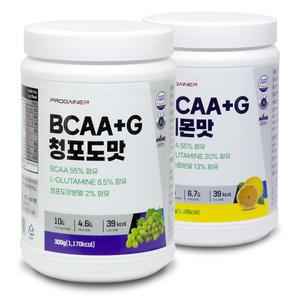 프로게이너 BCAA와 글루타민을 한 번에 2통 600g 필수아미노산