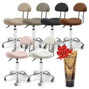 뷰티 71번 루쏘 승마형 등 미용보조의자 컷트 모에타 승마 의자 네일샵