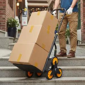 스마토 계단카트 SM-HC20L 스틸 구르마 계단수레 핸드카트