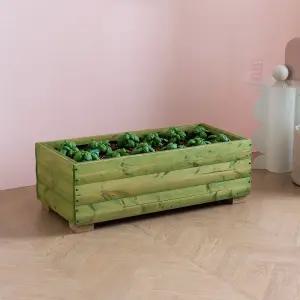 SGR900 텃밭화분 텃밭상자 옥상 베란다 도로화분 직사각 원목 나무 플랜트박스