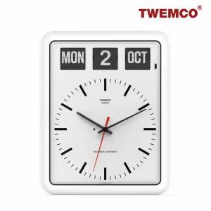 트웸코 BQ-12B (화이트) 퍼페추얼 캘린더 플립 벽시계