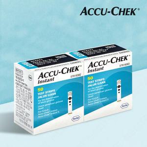 아큐첵 인스턴트 혈당측정지 당뇨시험지 2박스 100매 d(27년05월)