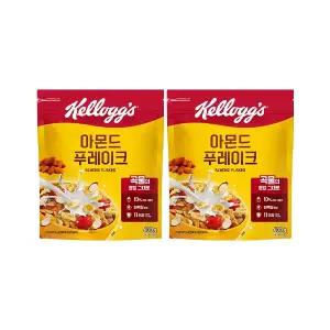 켈로그 아몬드 푸레이크 600g, 2개