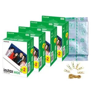 [인스탁스]와이드필름 9팩(90매)+선물, 와이드200 210 300 와이드 링크 전용 필름