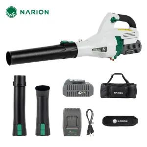 나리온 42V 무선 대포 송풍기 NB-42 4.0Ah 배터리1개세트 블로워 낙엽 제설기