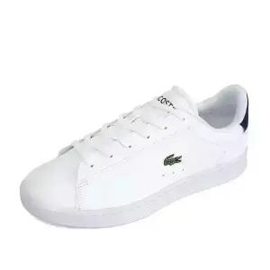 라코스테 카나비 셋 224 J 여성 스니커즈 운동화 신발 화이트 네이비 748SUJ0001-042