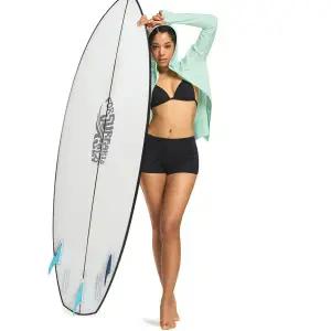 테슬라 여성 솔리드 후드집업 래쉬가드