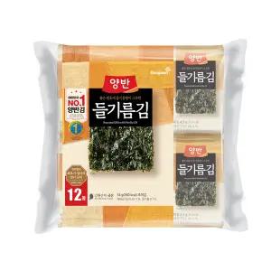 양반 들기름김 4.5g*12봉