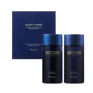 중년남성/면도피부 진정/탄력 미백 개선 마제스티 옴므 링클 앤 화이트닝 스킨로션 세트 1개