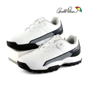 아놀드파마 파트너 남성 방수 키높이 골프신발 화이트 네이비 남자 골프연습화