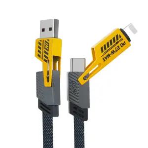 4in1 멀티케이블 고속충전 USB A to C타입 라이트닝 1m