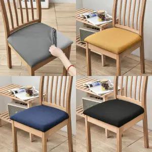 식탁 컴퓨터 책상 화장대 사무실 패브릭 니트 의자커버 교체 방석 시트 덮개 카페 학생 회의실 미용 교회 병원 의자천갈이 리폼