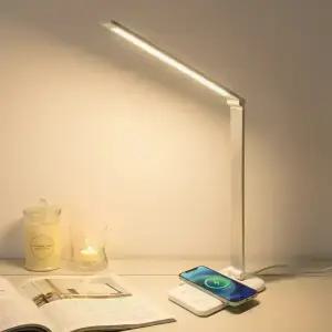 오르홈 led 스탠드 공부 시력보호 무선충전 독서 공시생 밝은 유선 스텐드 (충전케이블 포함)
