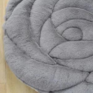 식탁 의자 방석 원형 쿠션 수험생 사무실 극세사 두꺼운 예쁜