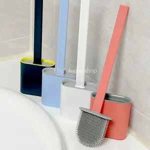 실리콘 변기솔2개 화장실 욕실 청소 공중부양 무타공 벽걸이 물빠짐 하이숲