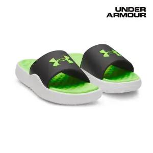 [롯데백화점]언더아머 남성 UA 이그나이트 프로 8 픽스드 스트랩 슬라이드 슬리퍼 6010383-003