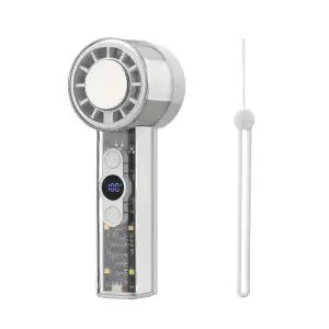 타오미 터보 에어컨 미니 휴대용 선풍기 ,화이트