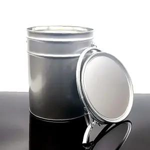 장식 페인트통 베하몰 바게스 공캔 원예 양철통 20L 철 실버 화분 철 (실버)