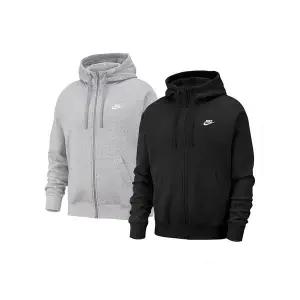 [하프클럽/나이키]나이키 후드집업 프렌치테리 기본 스우시 로고 후드티