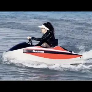 러쉬 웨이브 야외 캠핑 엔터테인먼트 레저 전기 소형 스프링 제트 전기 보트 워터 카트 보트