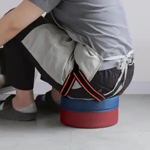 갯벌체험 엉덩이의자 작업방석 허리버클 쪼그리 농업용 텃밭 갯벌 밭일 엉덩이의자 농사 고추의자 방석