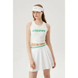 [르꼬끄](강남점)[정상가 89,000원][60% OFF] 피케 플리츠 스커트 OWT / QP322TSK73