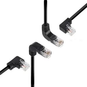 CAT6 왼쪽 꺾임 랜케이블 2M UTP (1M~15M) 인터넷 네트워크 통신선 랜선 컴퓨터 CCTV연결 좌향 꺽인 ㄱ자형