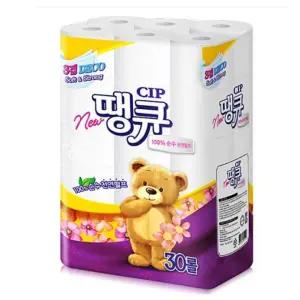 롤 판촉물 선물세트 휴지 화장지 100 용품 롤티슈 두루말이 30롤 순수펄프 뉴땡큐