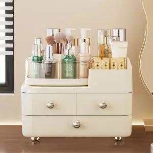 킬제이 회전 화장품 정리함 서랍 수납함 브러쉬 향수 오거나이저 화장대 보관 인테리어