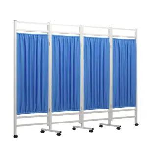간이 파티션 가림막 4단 보건실 칸막이 이동식 스탠드 미용실 탈의실 대형
