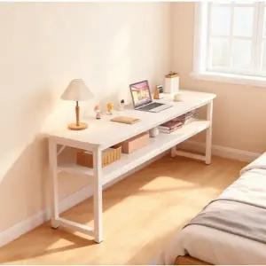 Bornoon 업그레이드 멀티 데스크 컴퓨터 책상 하단 선반 사무용 테이블 800/1000/1200